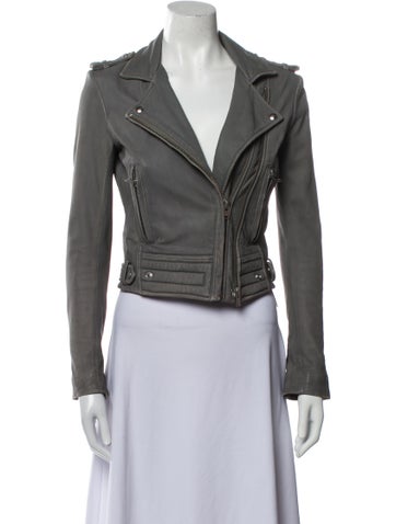 Iro Jackets Lamb Leather Biker Jacket S