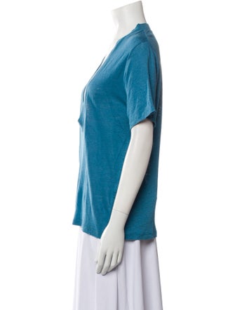 Iro Linen V-Neck T-Shirt