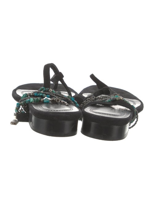 Iro Suede Beaded Accents Sandals