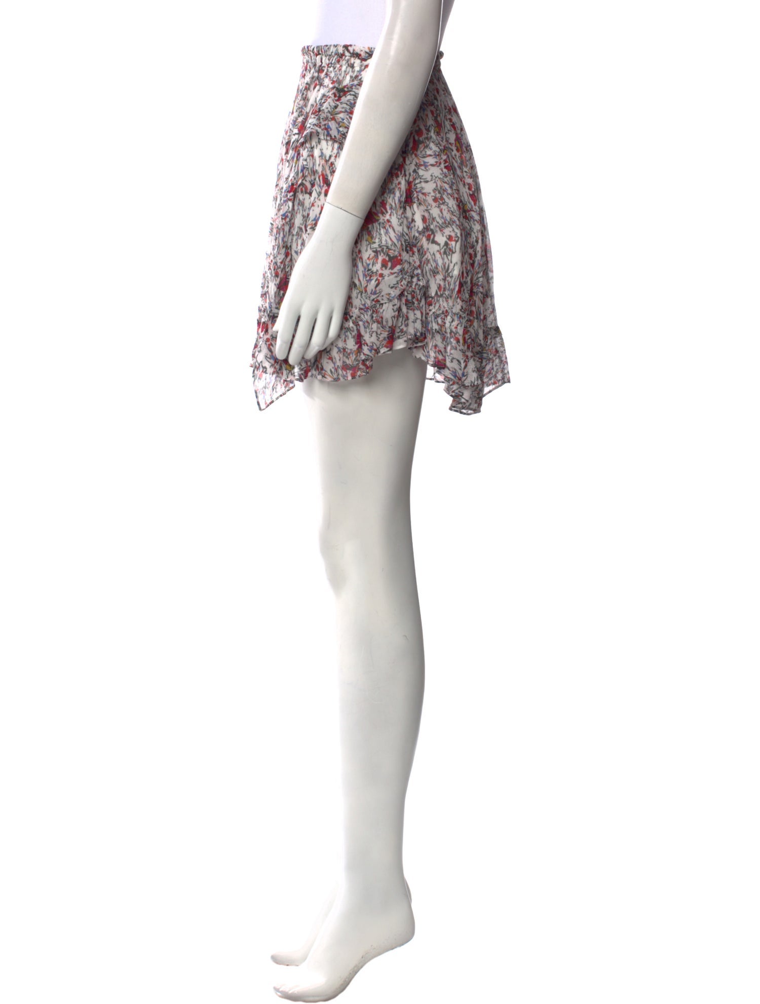 Iro Floral Print Mini Skirt