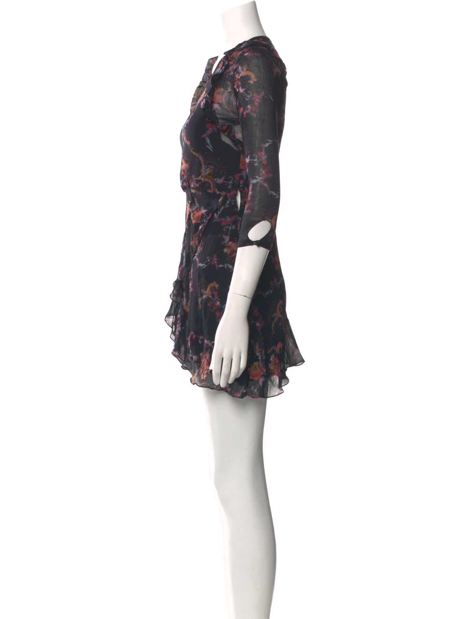 Iro Floral Print Mini Dress