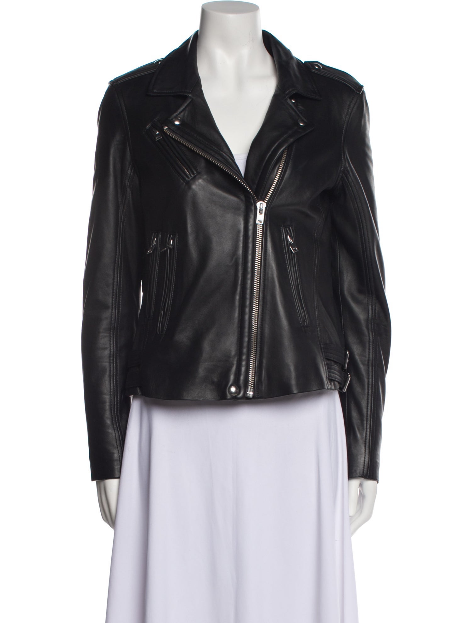 Iro Lamb Leather Biker Jacket