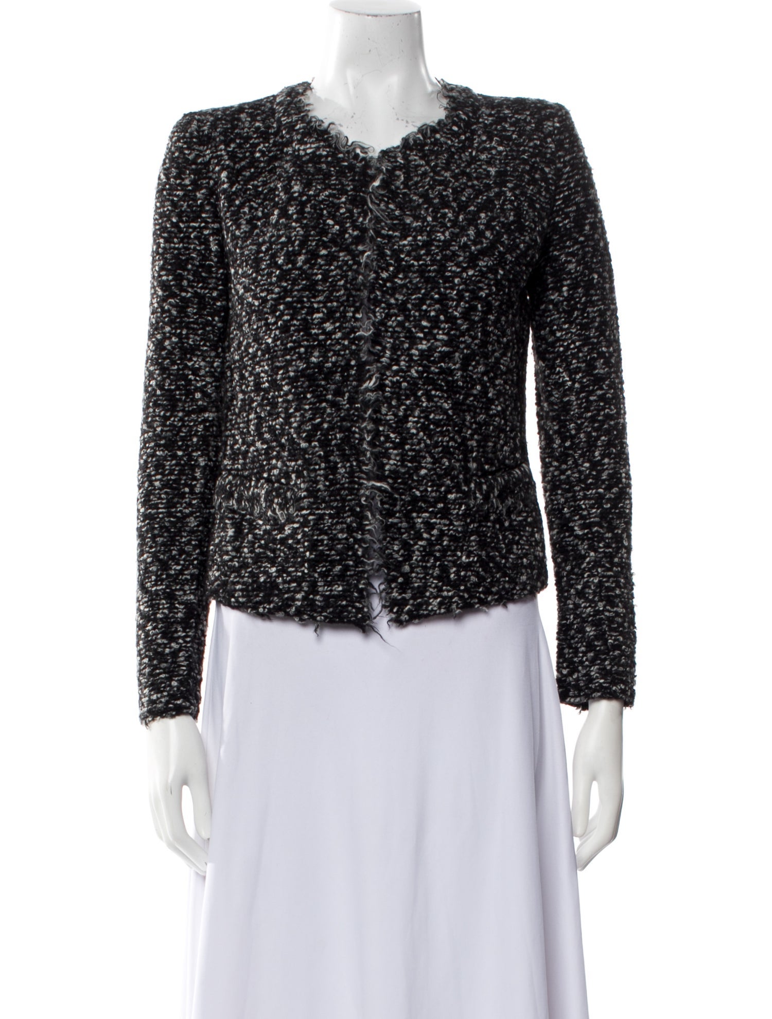 Iro Tweed Pattern Evening Jacket