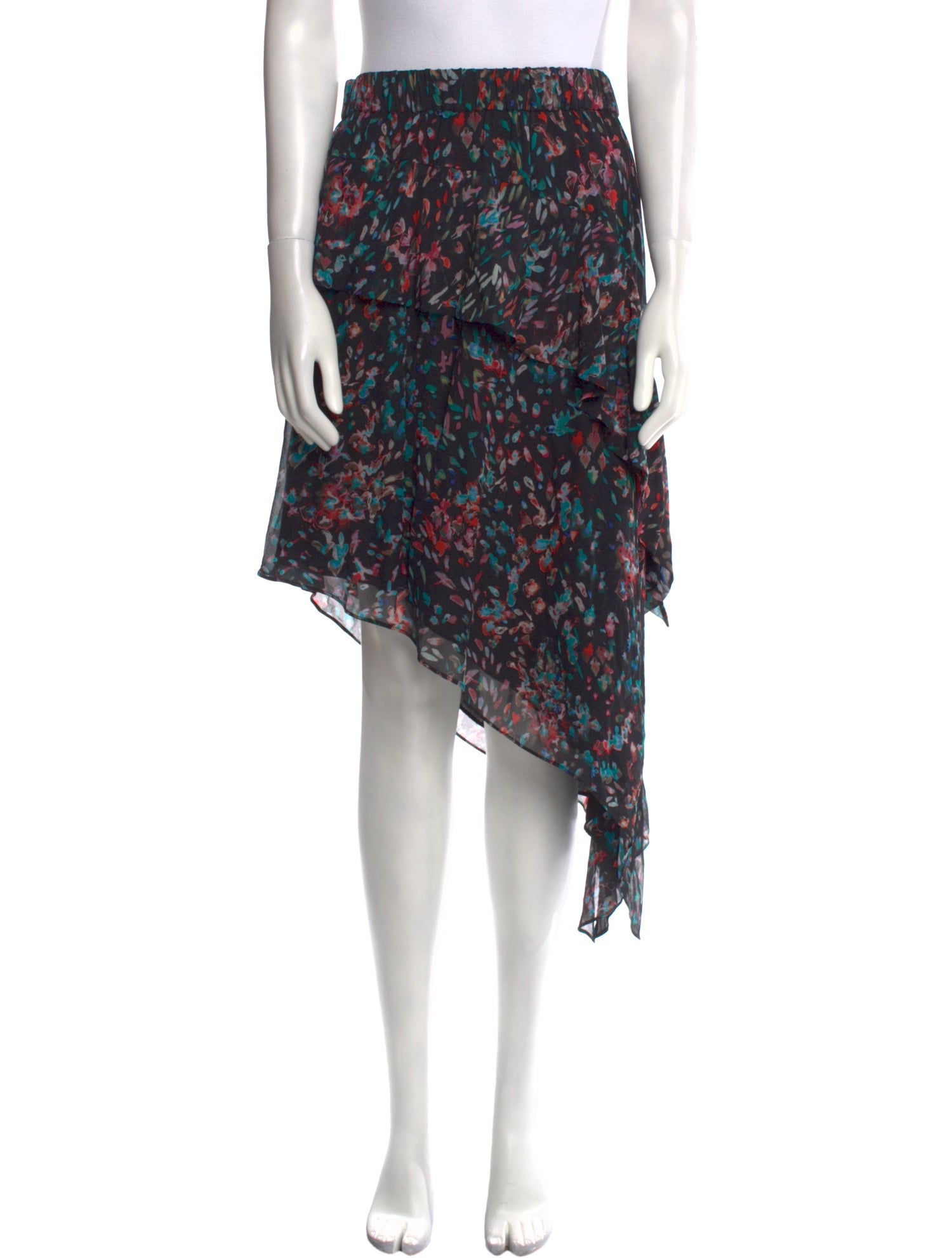 Iro Silk Midi Length Skirt