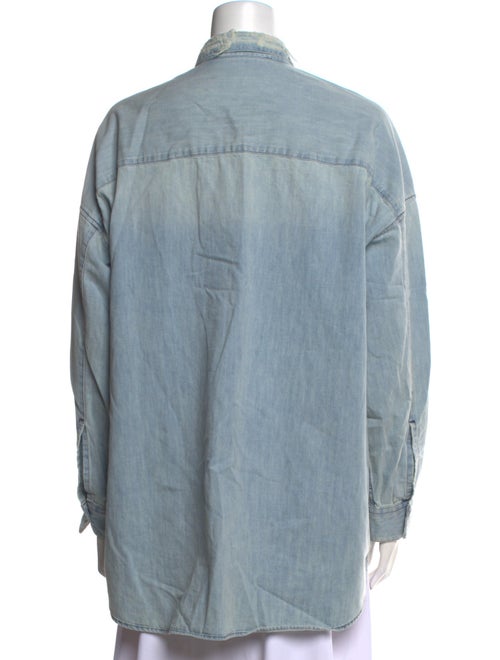 Iro Long Sleeve Button-Up Top