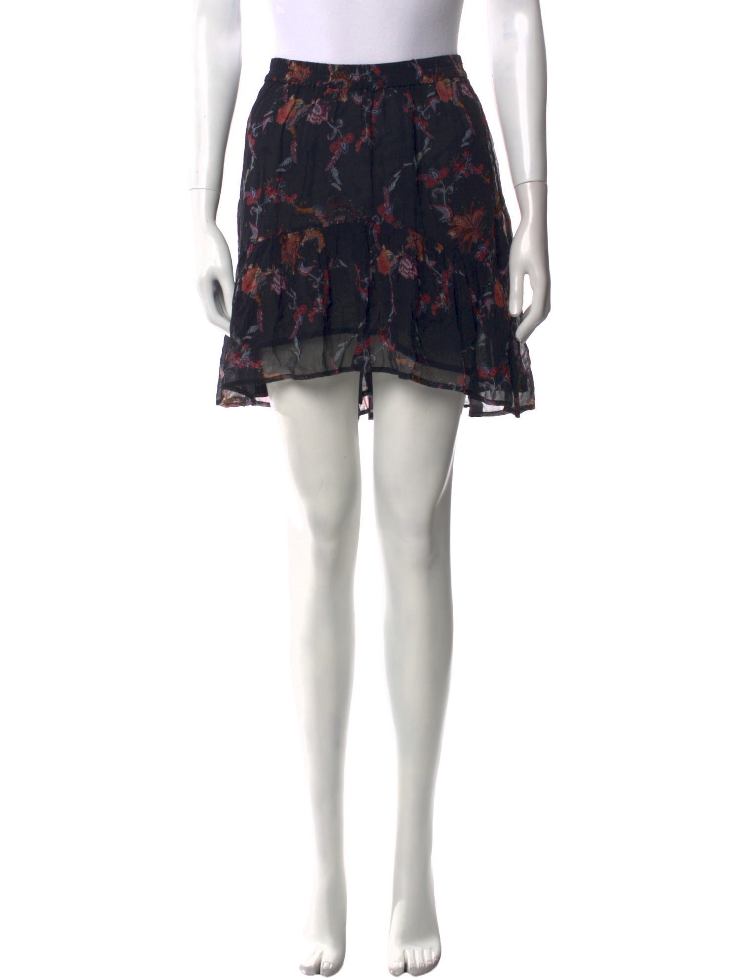 Iro Floral Print Mini Skirt