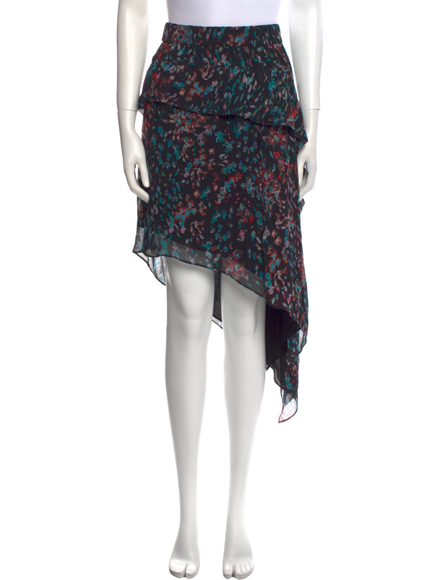 Iro Printed Midi Length Skirt