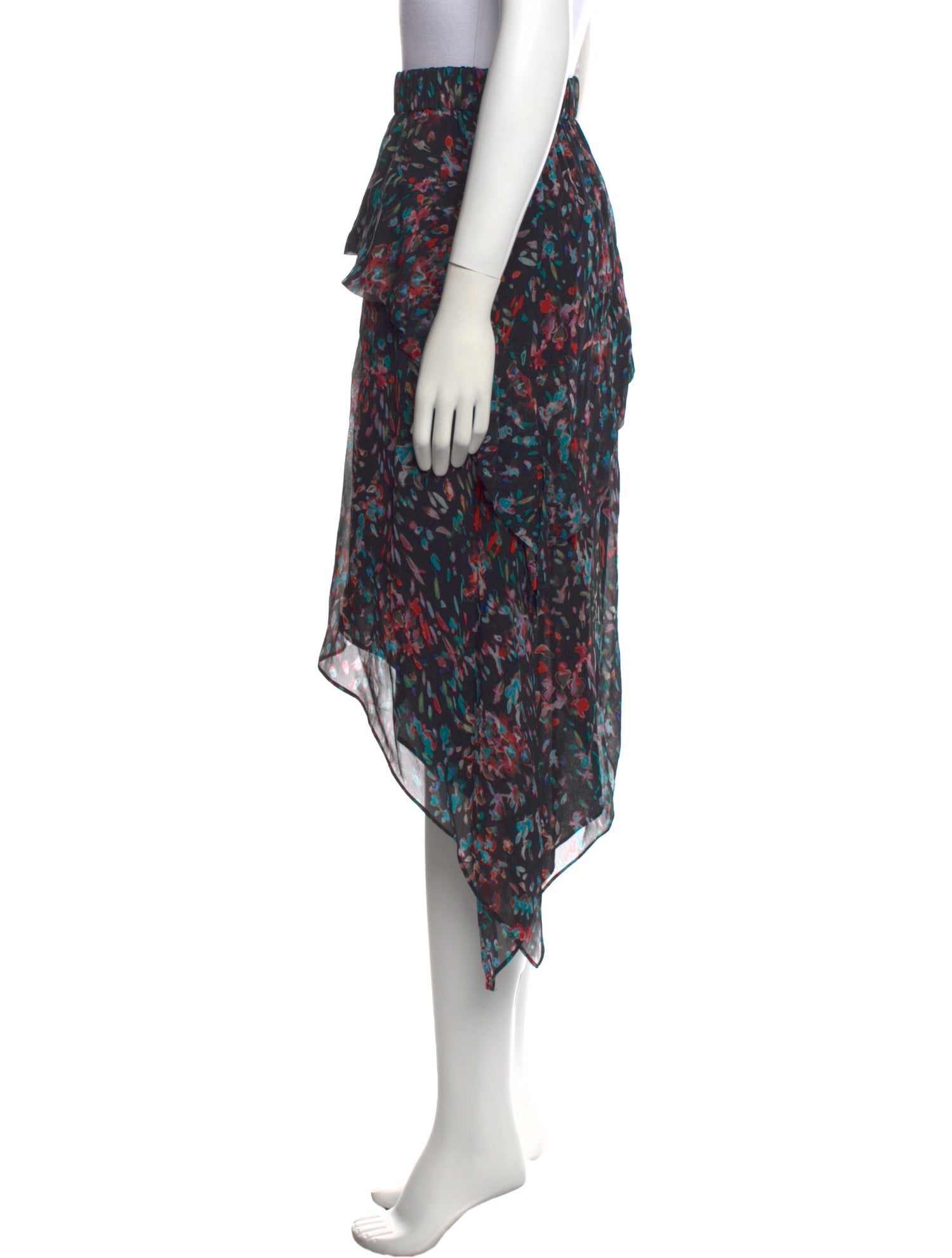 Iro Printed Midi Length Skirt