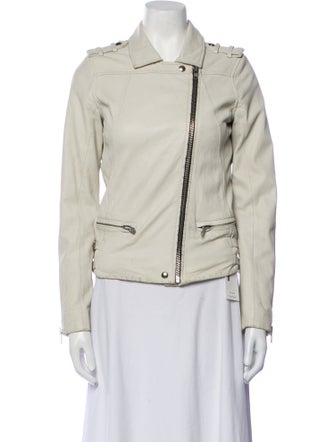 Iro Lamb Leather Biker Jacket