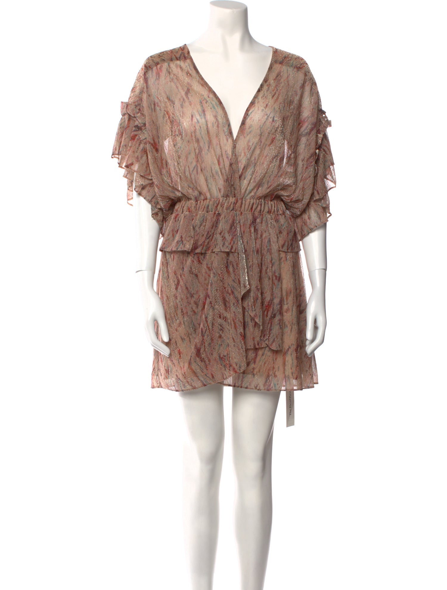 Iro Printed Mini Dress