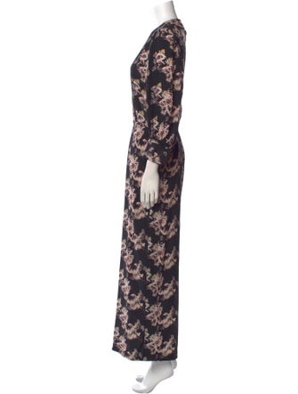 Iro Floral Print V-Neck Jumpsuit