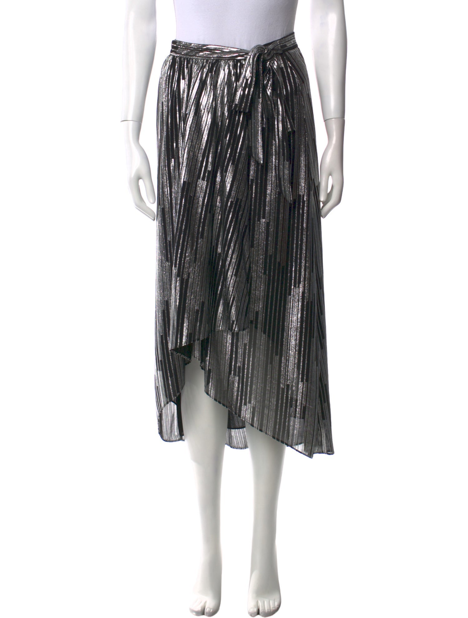 Iro Bow Accents Midi Length Skirt