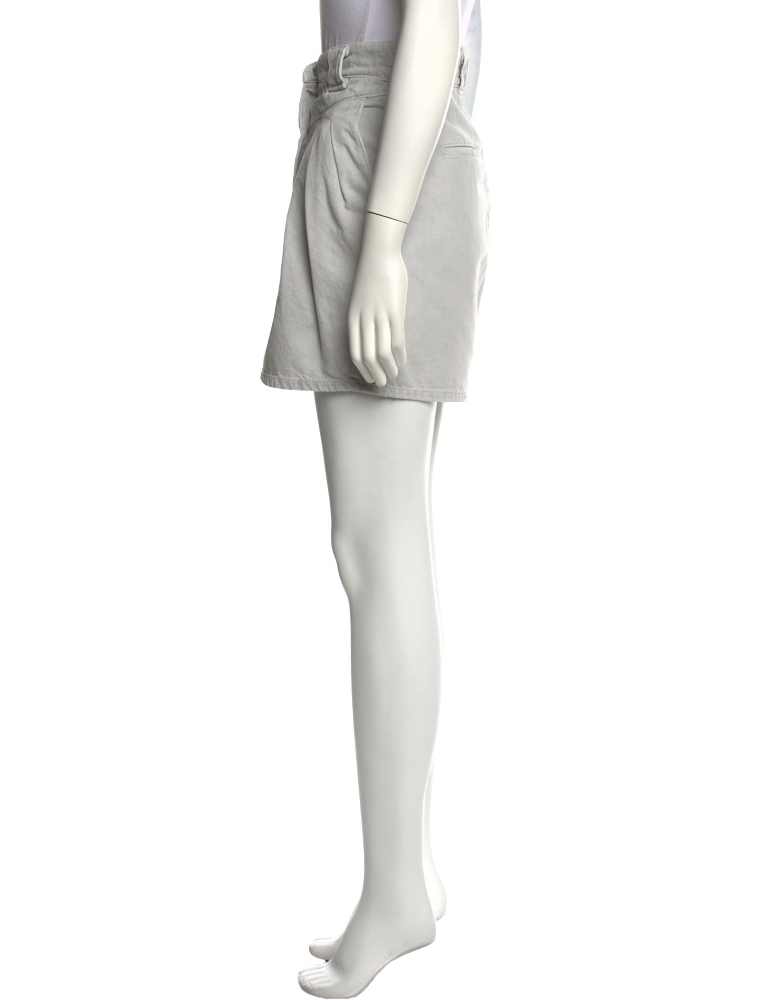 Iro Raw-Edge Trim Mini Skirt