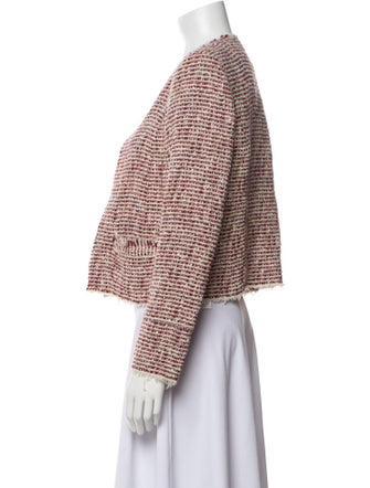 Iro Wool Tweed Pattern Evening Jacket