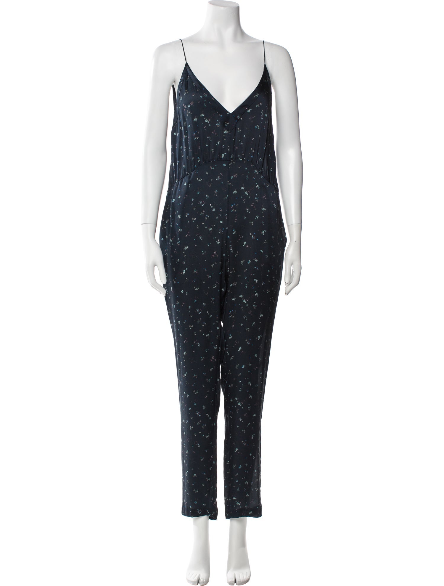 Iro Printed V-Neck Jumpsuit