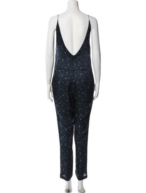 Iro Printed V-Neck Jumpsuit