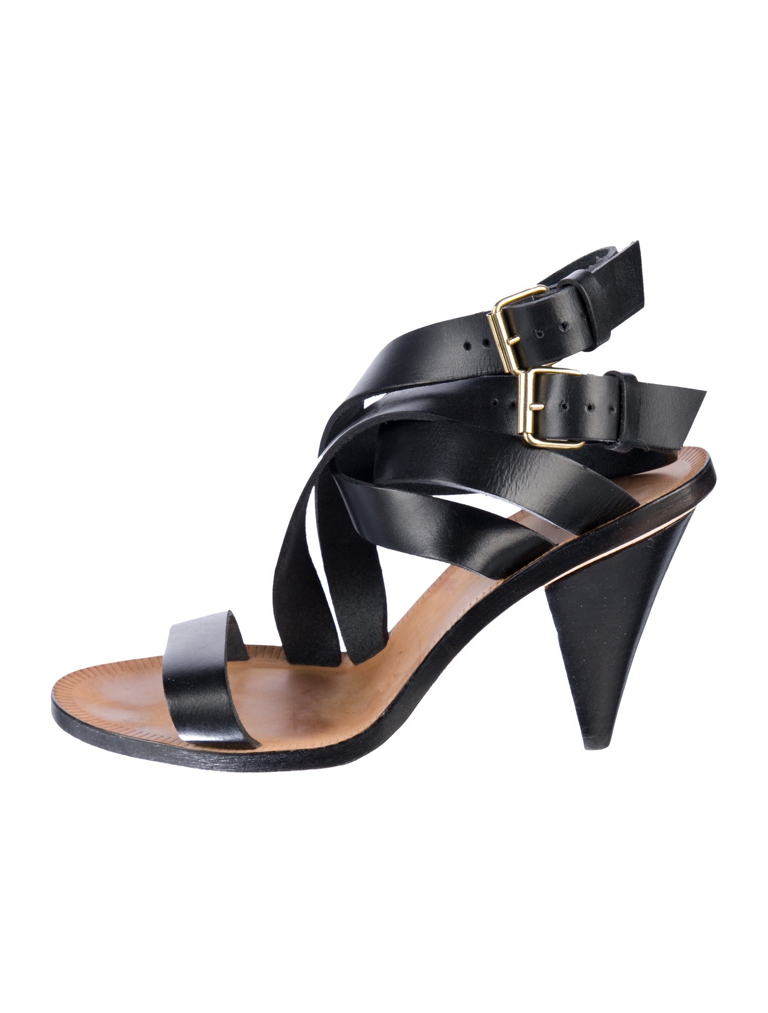 Iro Leather Slingback Sandals