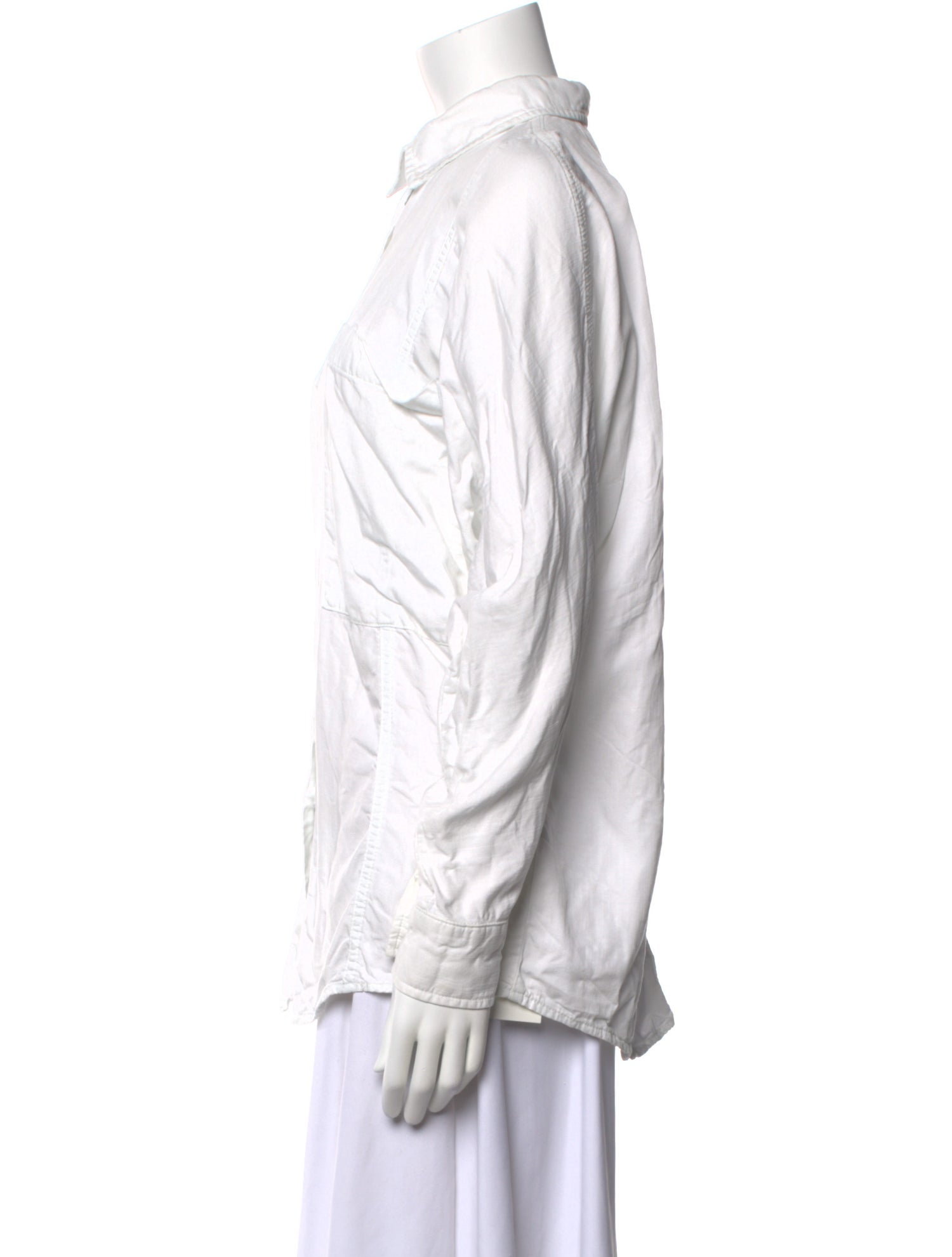 Iro Long Sleeve Button-Up Top