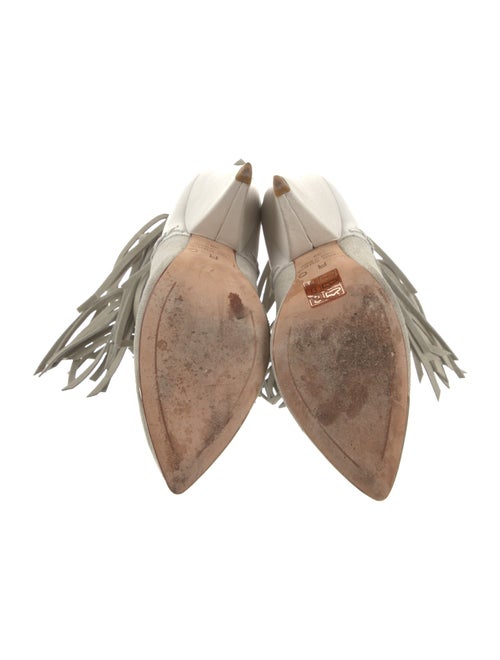 Iro Suede Fringe Trim Accent Boots