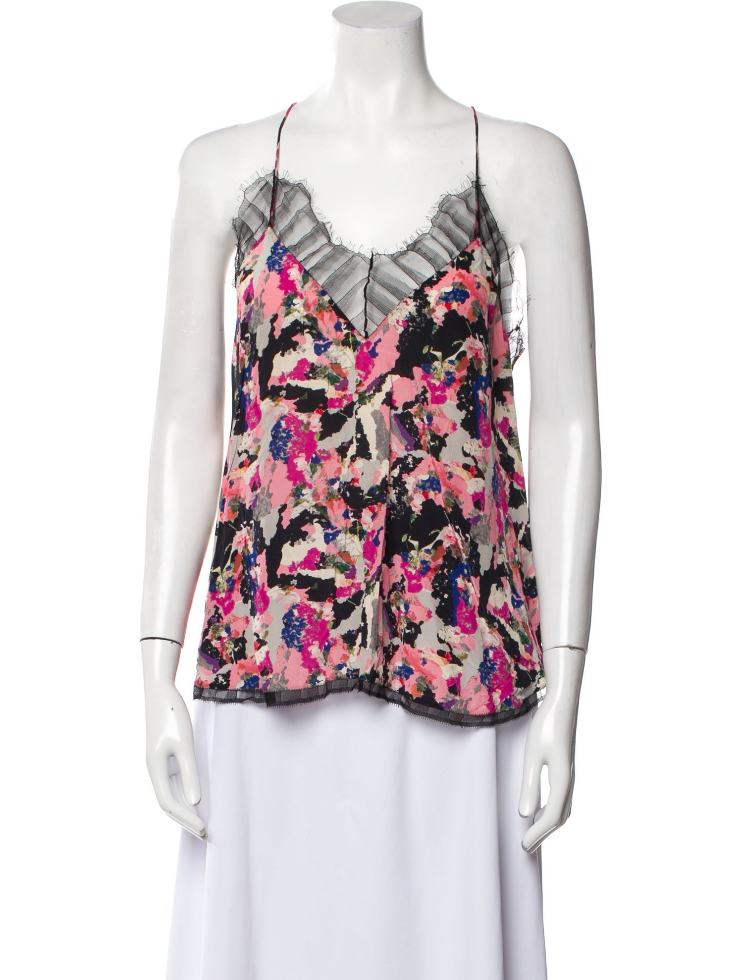 Iro Nylon Floral Print Blouse