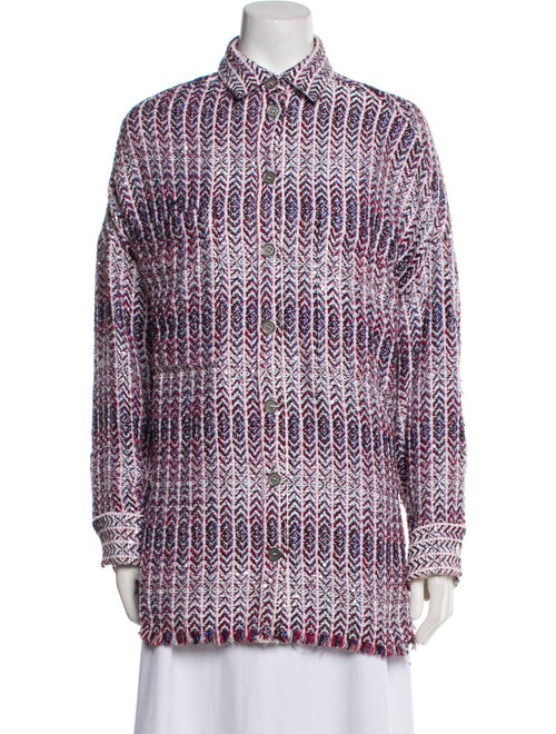 Iro Printed Long Sleeve Tunic