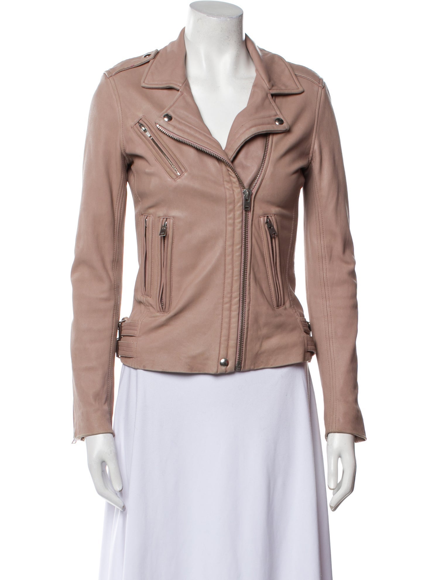 Iro Lamb Leather Biker Jacket