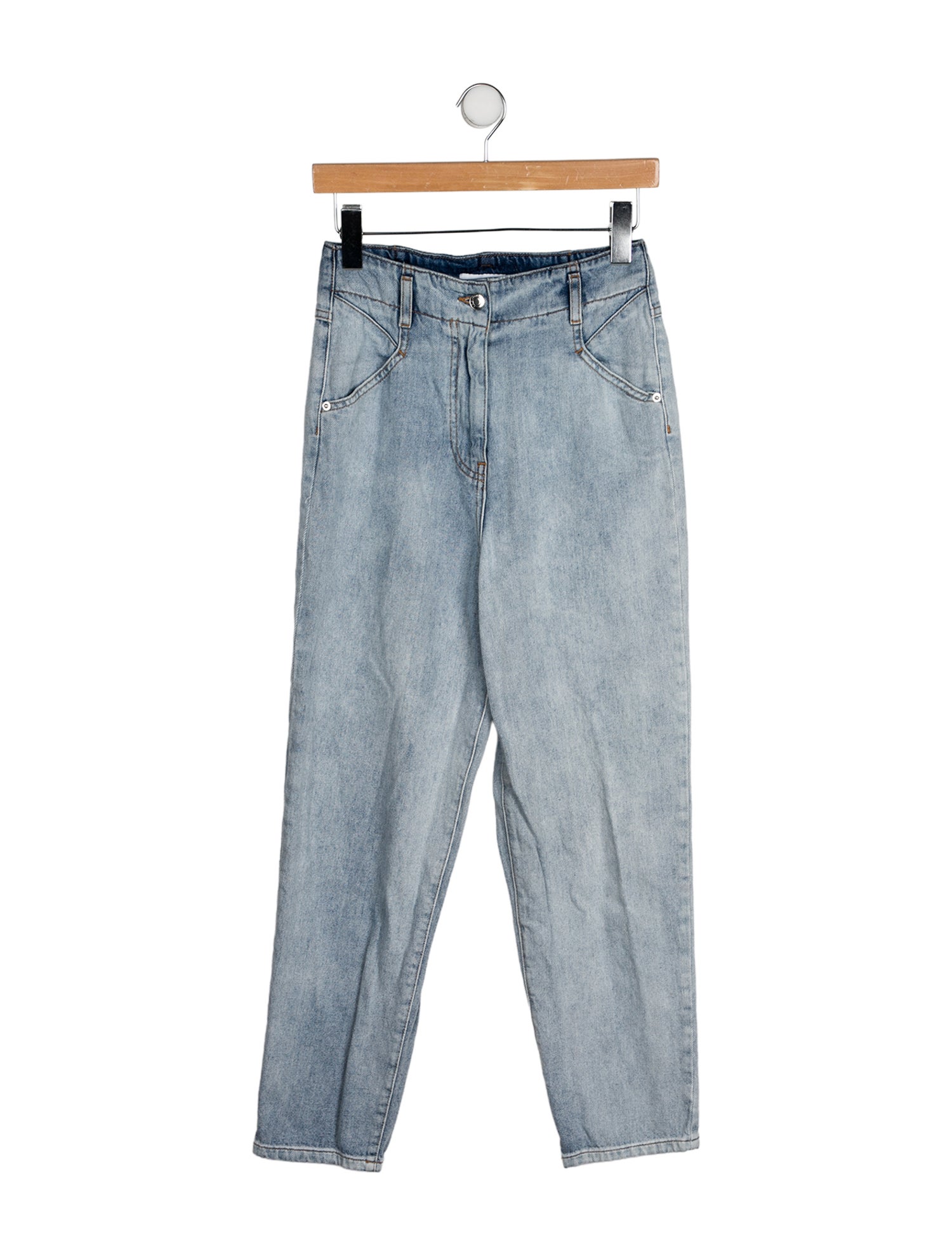 Iro High-Rise Straight Leg Jeans