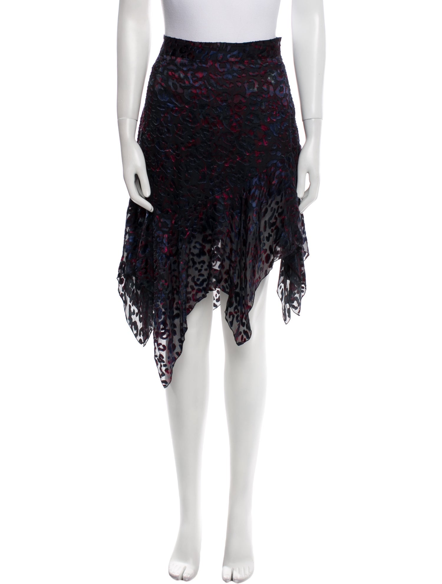 Iro Floral Print Knee-Length Skirt