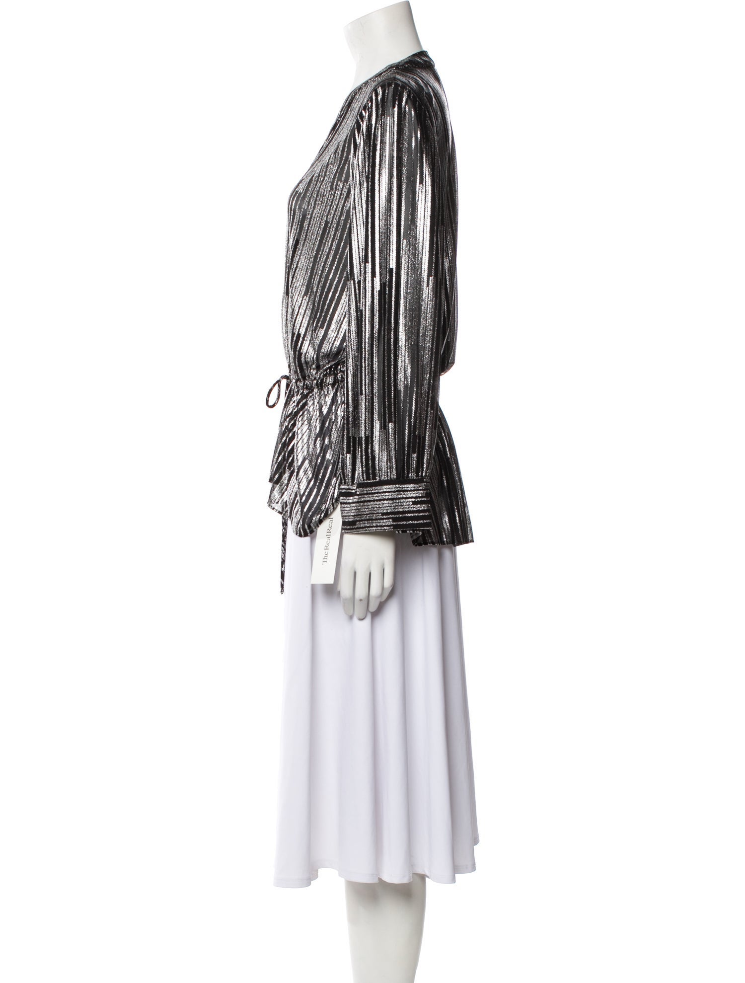 Iro Printed V-Neck Tunic