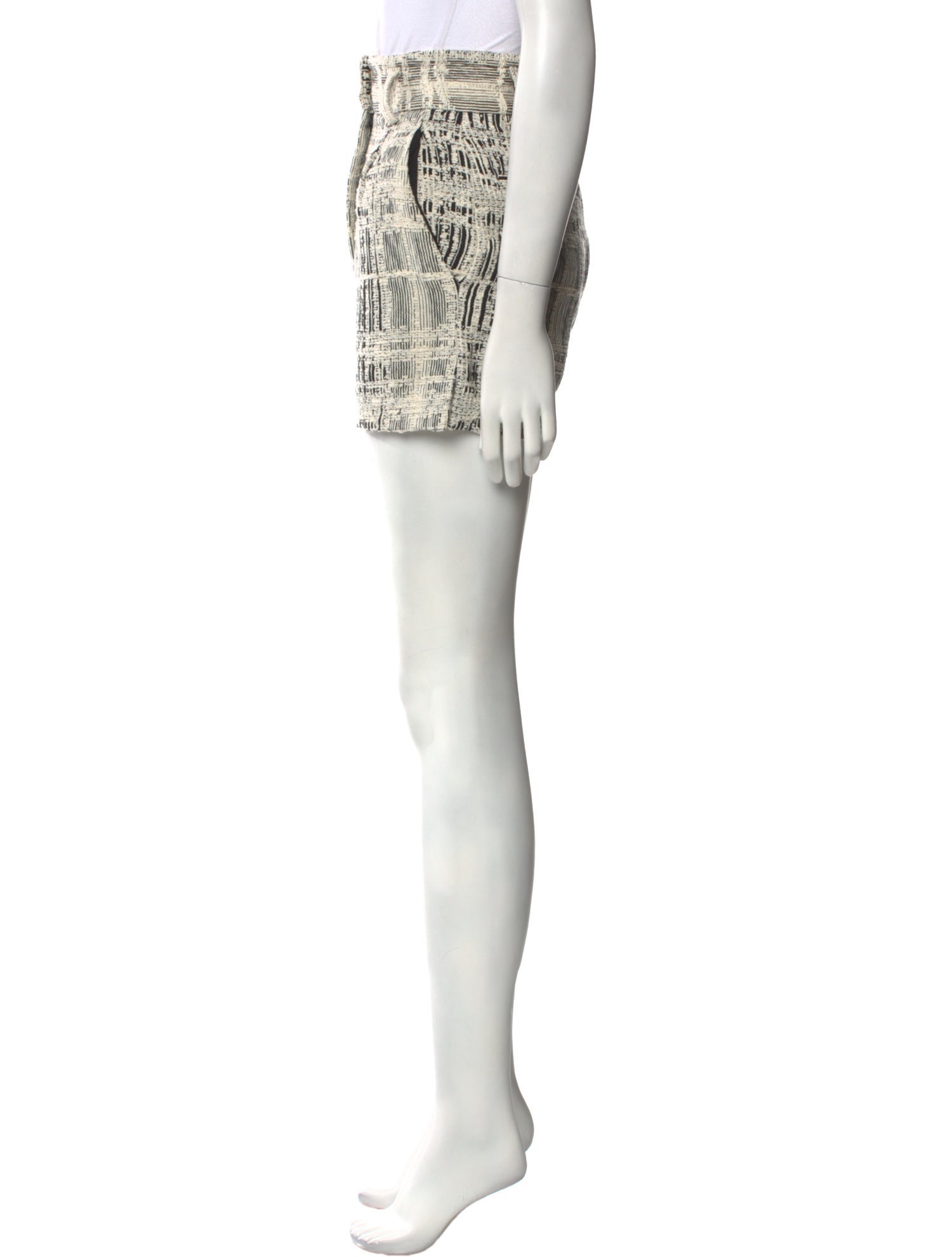 Iro Printed Mini Shorts