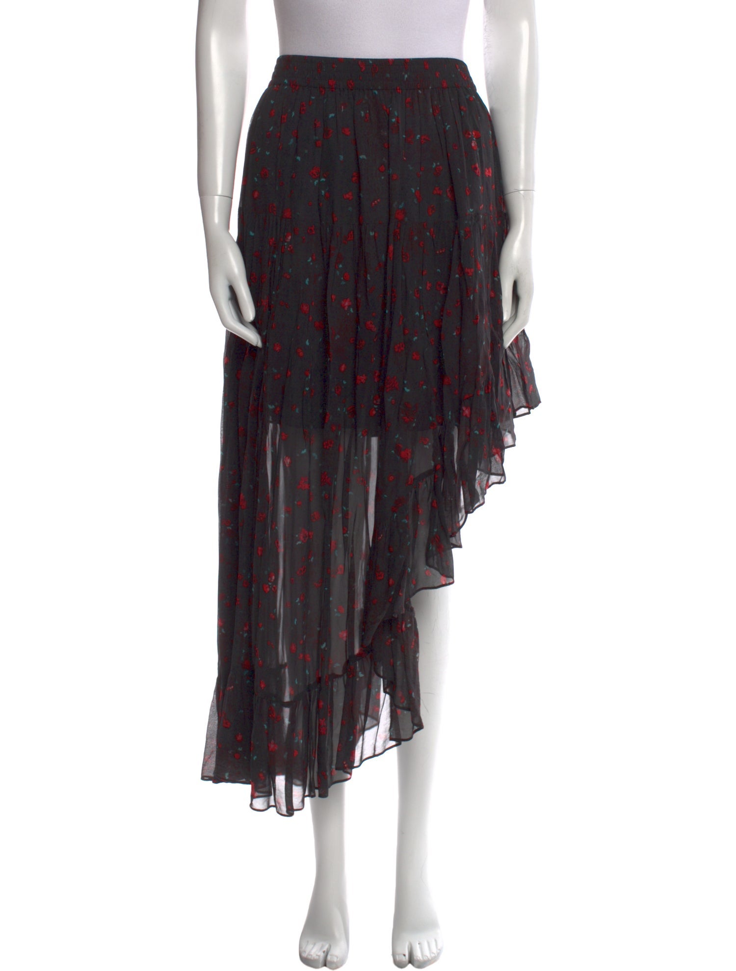 Iro Printed Midi Length Skirt