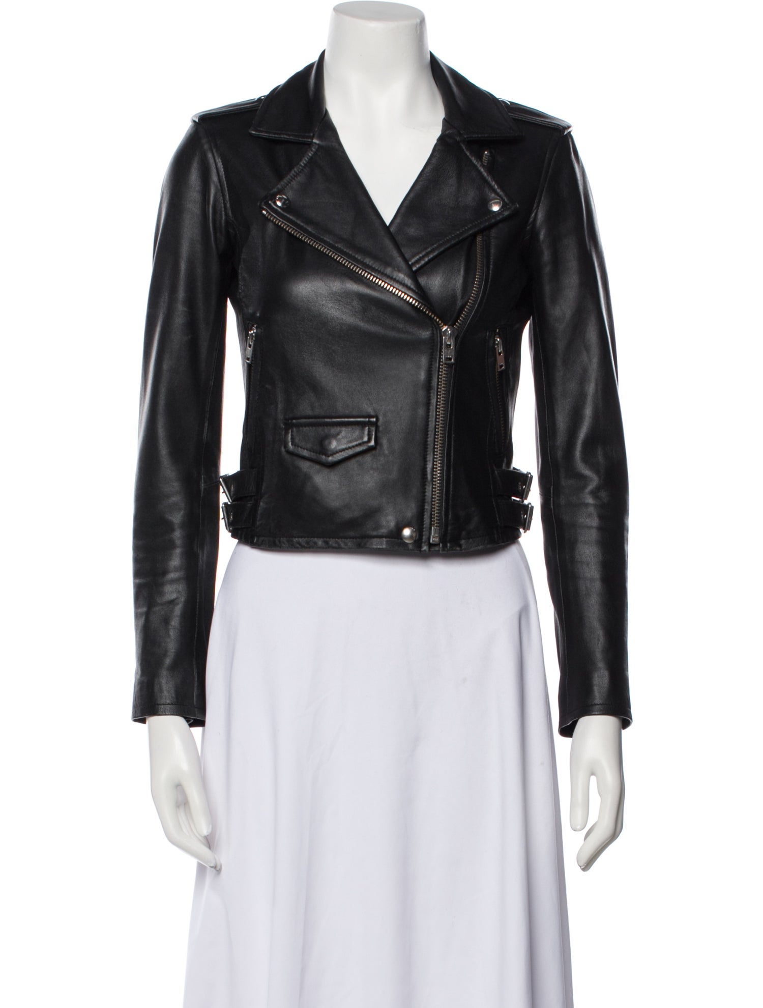 Iro Lamb Leather Biker Jacket