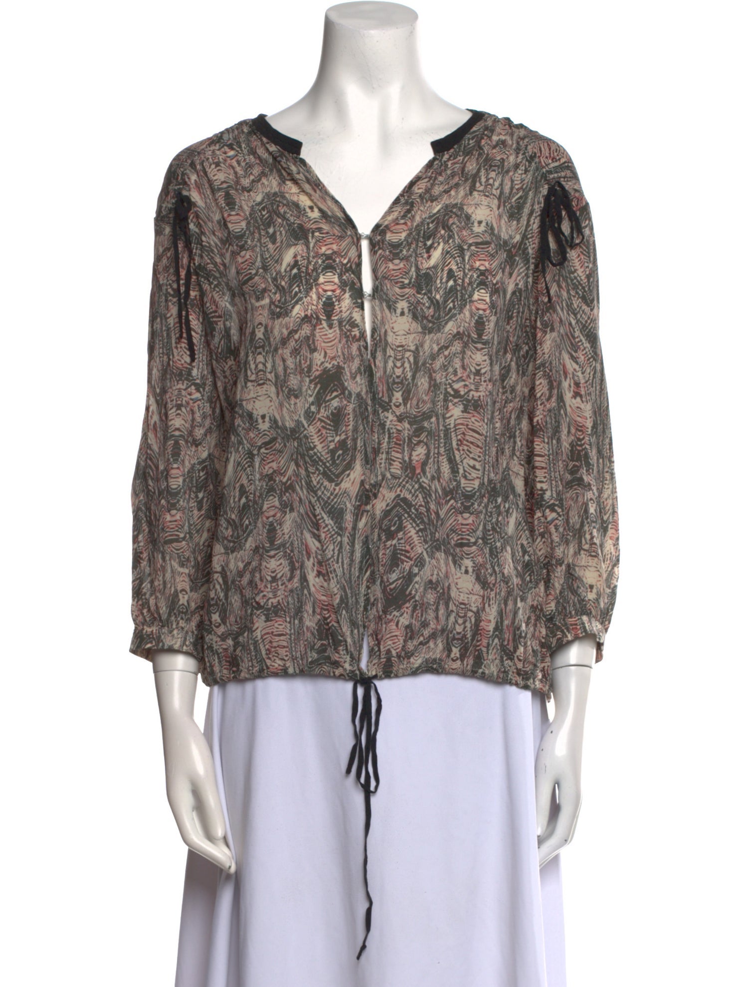 Iro Silk Paisley Print Blouse