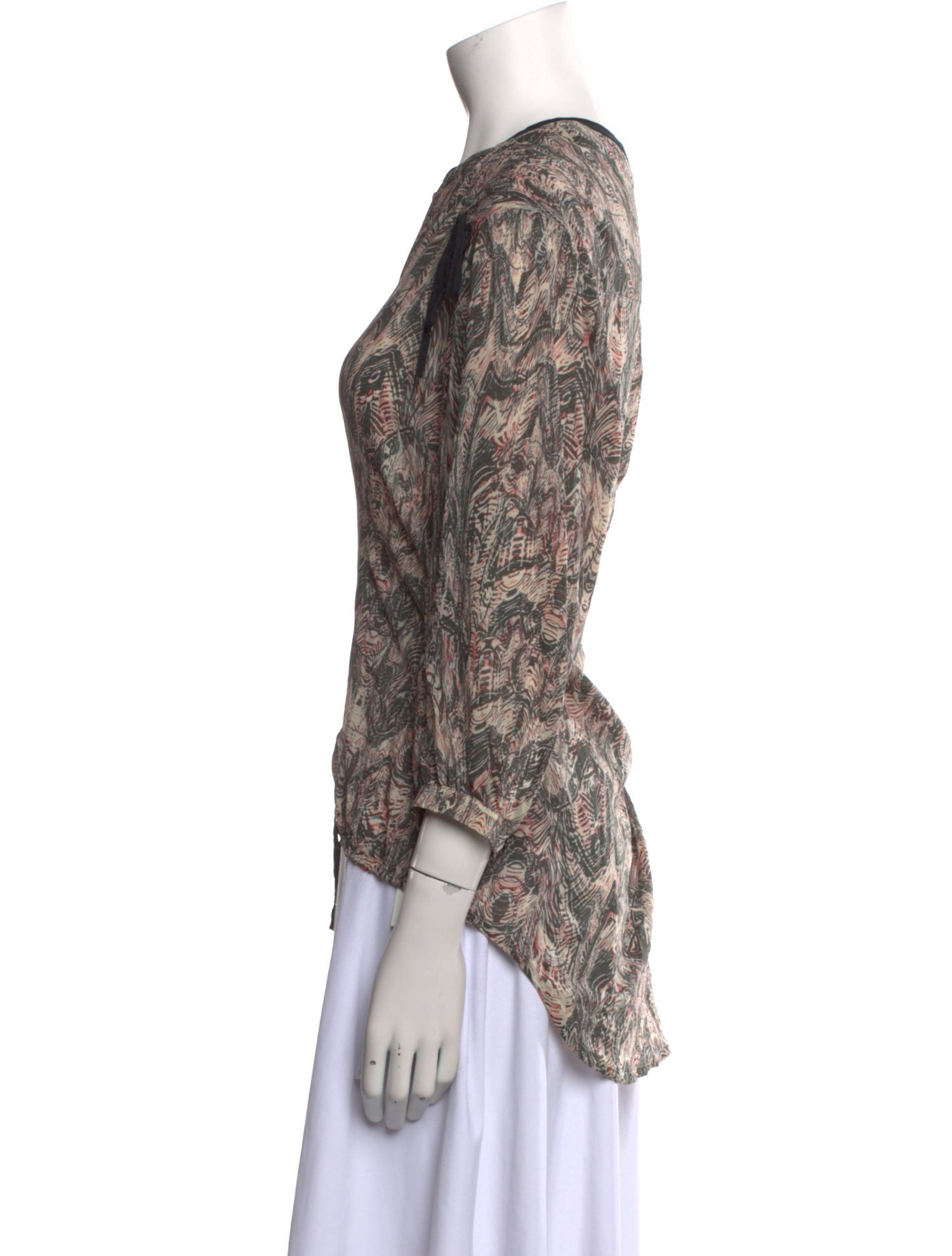 Iro Silk Paisley Print Blouse