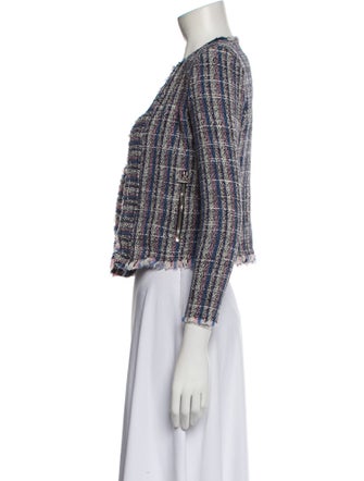 Iro Wool Tweed Pattern Evening Jacket