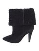 Iro Suede Faux Fur Trim Boots