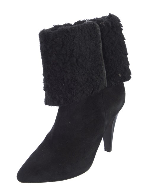 Iro Suede Faux Fur Trim Boots