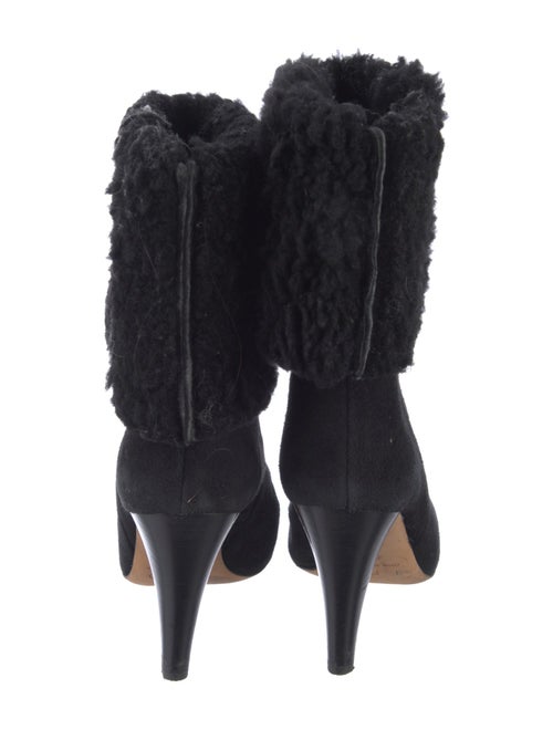 Iro Suede Faux Fur Trim Boots