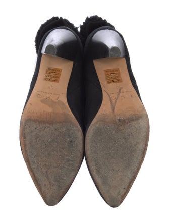 Iro Suede Faux Fur Trim Boots