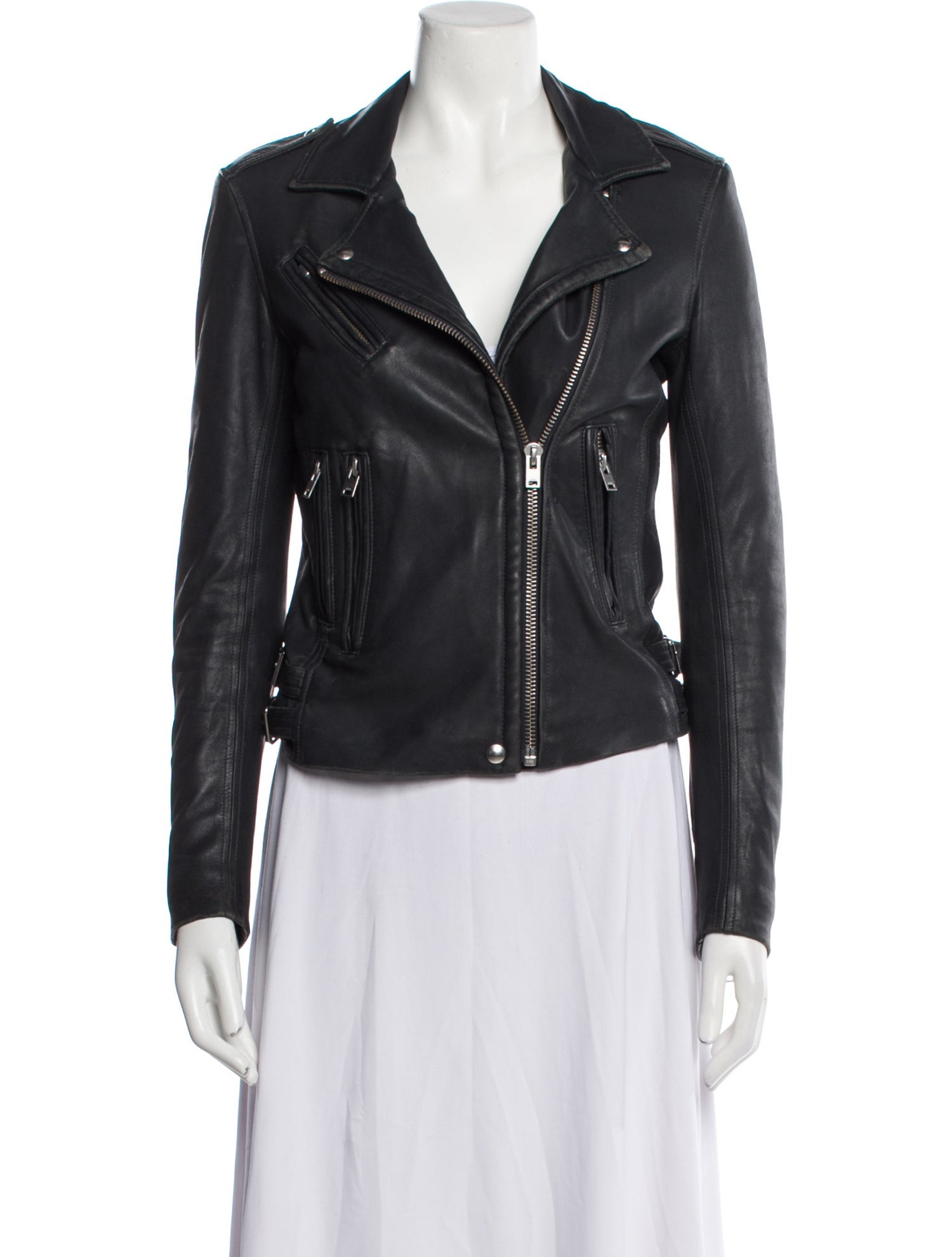 Iro Lamb Leather Biker Jacket