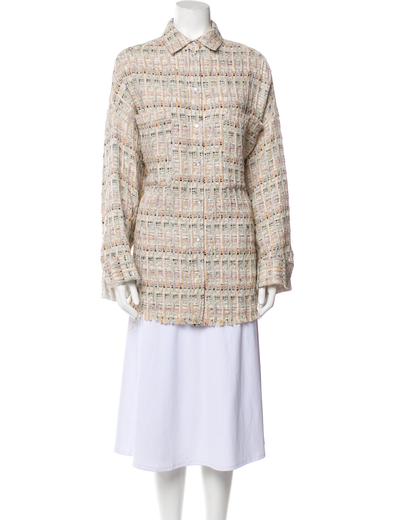 Iro Tweed Pattern Jacket