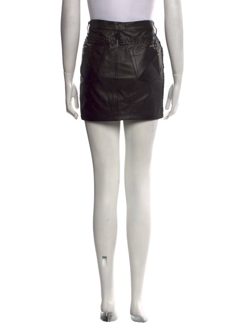 Iro Lamb Leather Mini Skirt