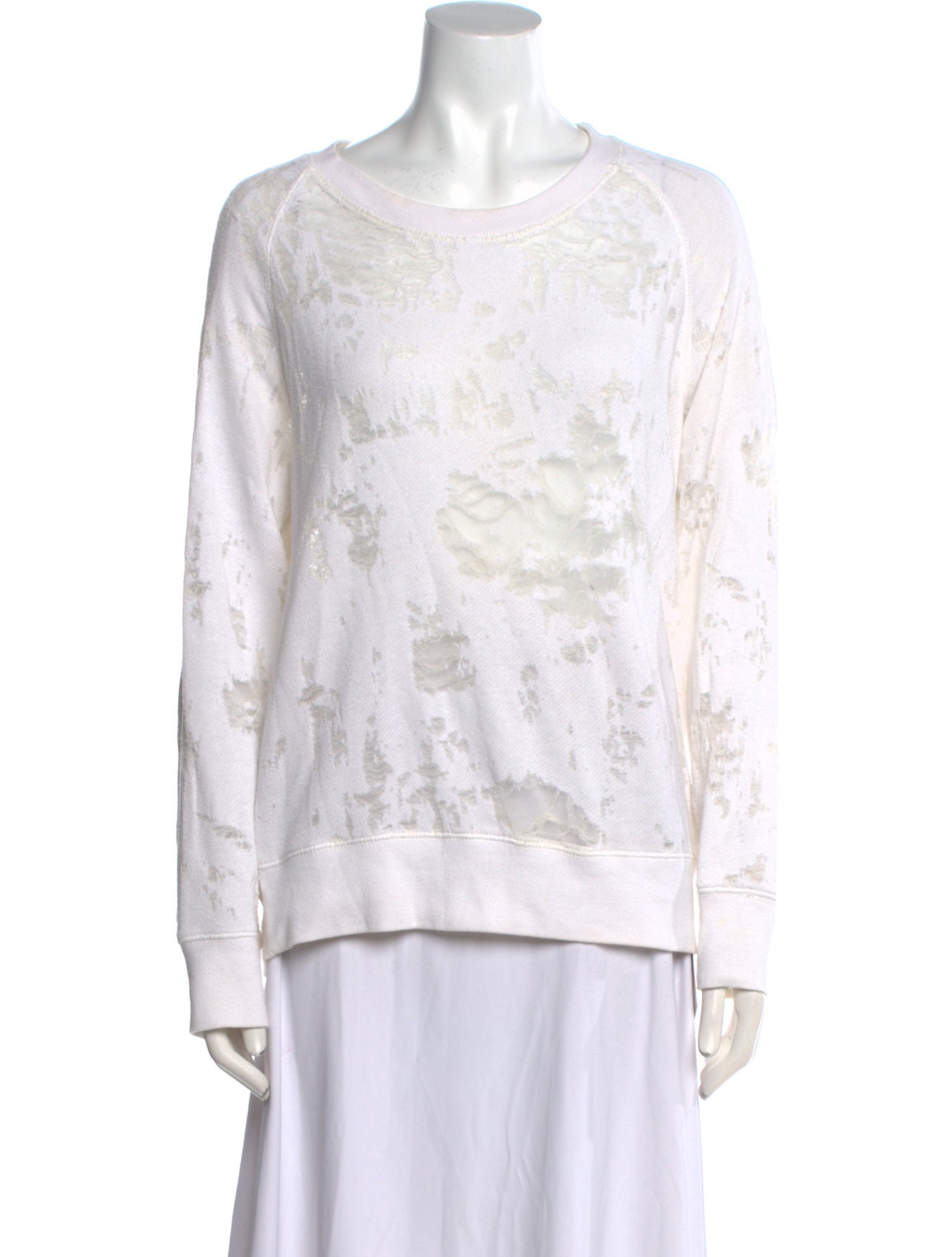 Iro Scoop Neck Long Sleeve Sweatshirt