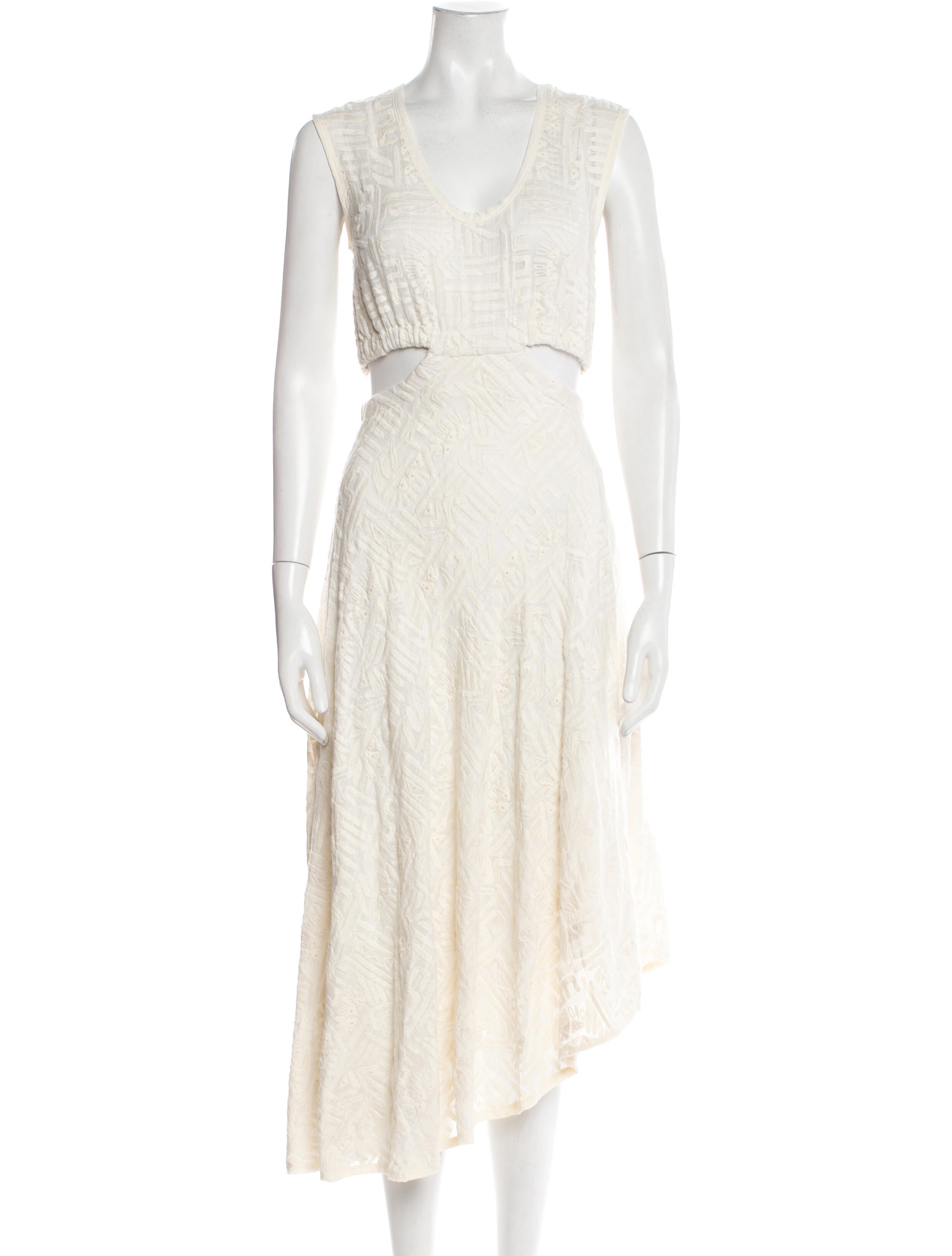 Iro V-Neck Long Dress