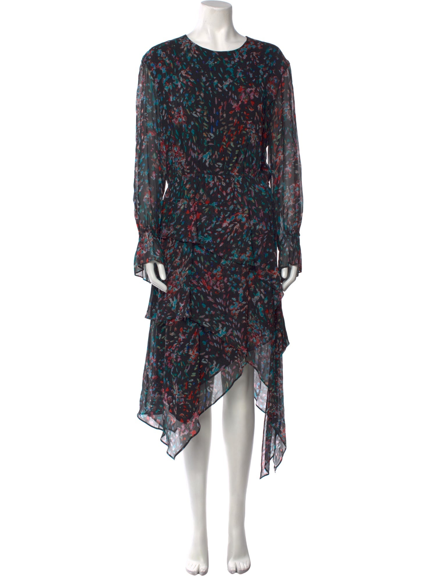 Iro Printed Long Dress