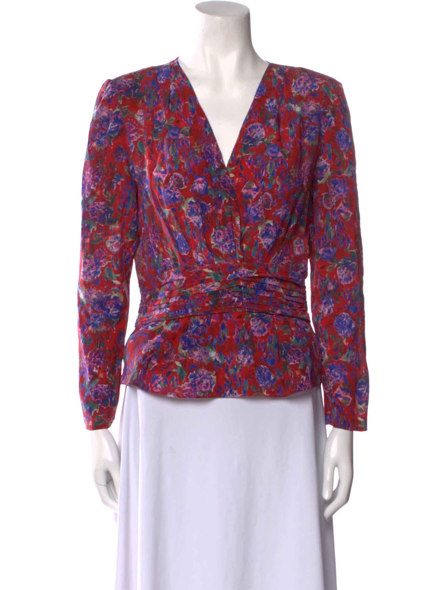 Iro Silk Floral Print Blouse