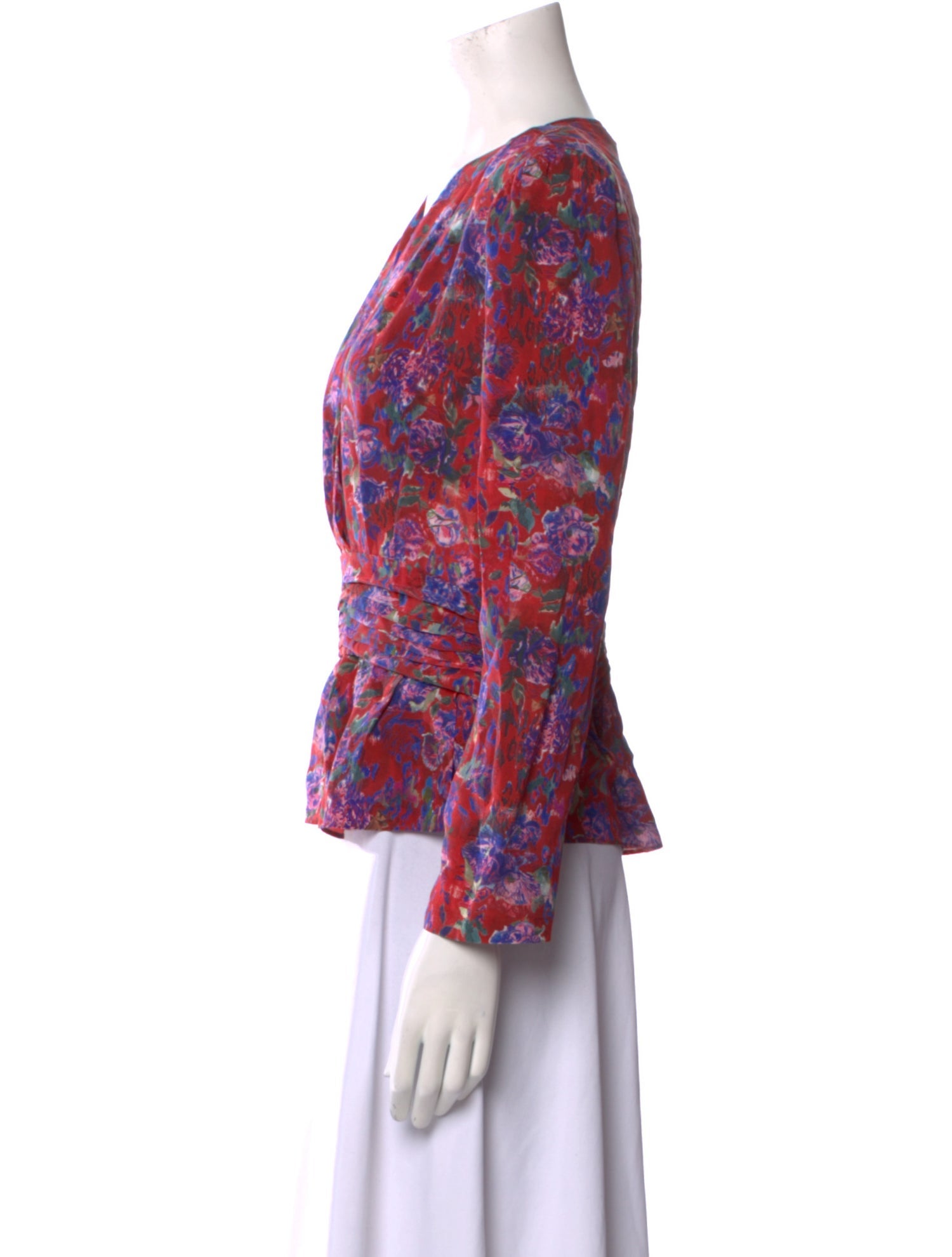 Iro Silk Floral Print Blouse