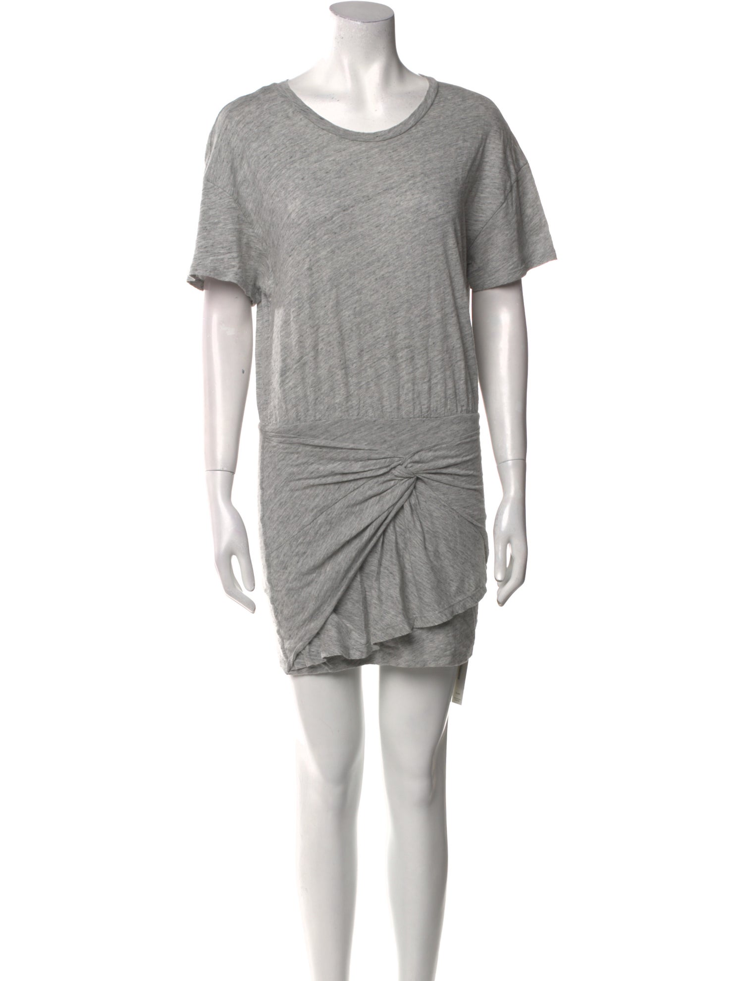 Iro Scoop Neck Mini Dress