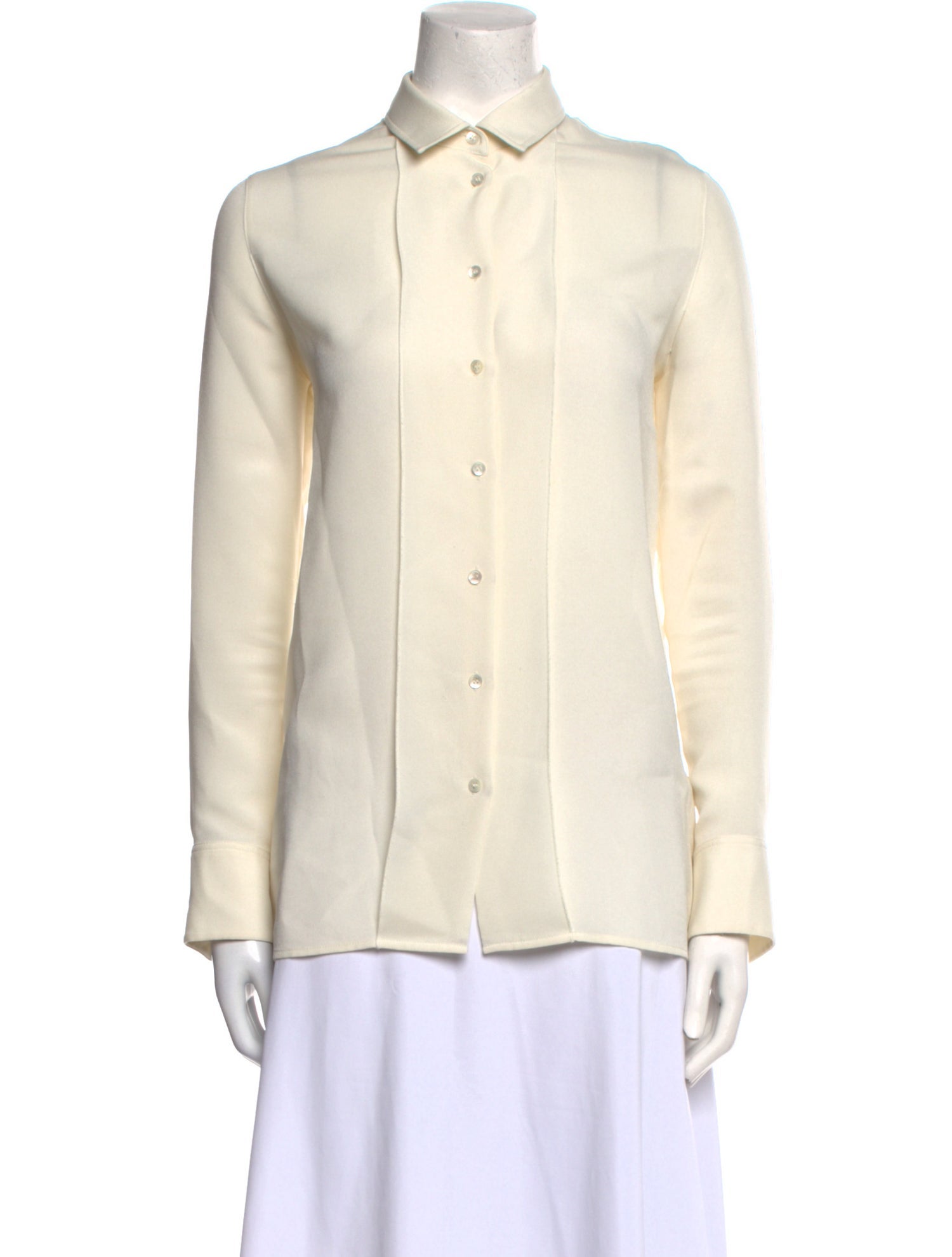 Iro Long Sleeve Button-Up Top