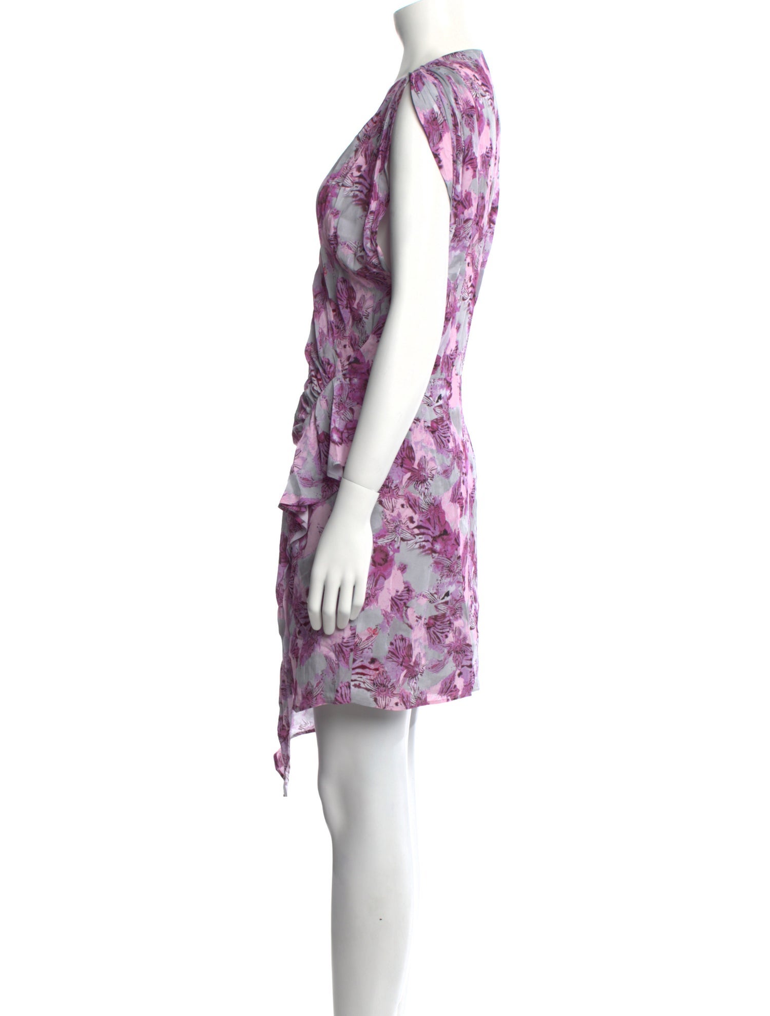Iro Floral Print Mini Dress